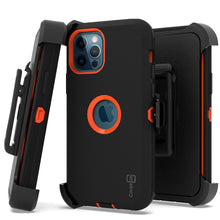 Load image into Gallery viewer, Apple iPhone 12 Pro Max Holster Case - Heavy Duty Shockproof Case with Belt Clip
