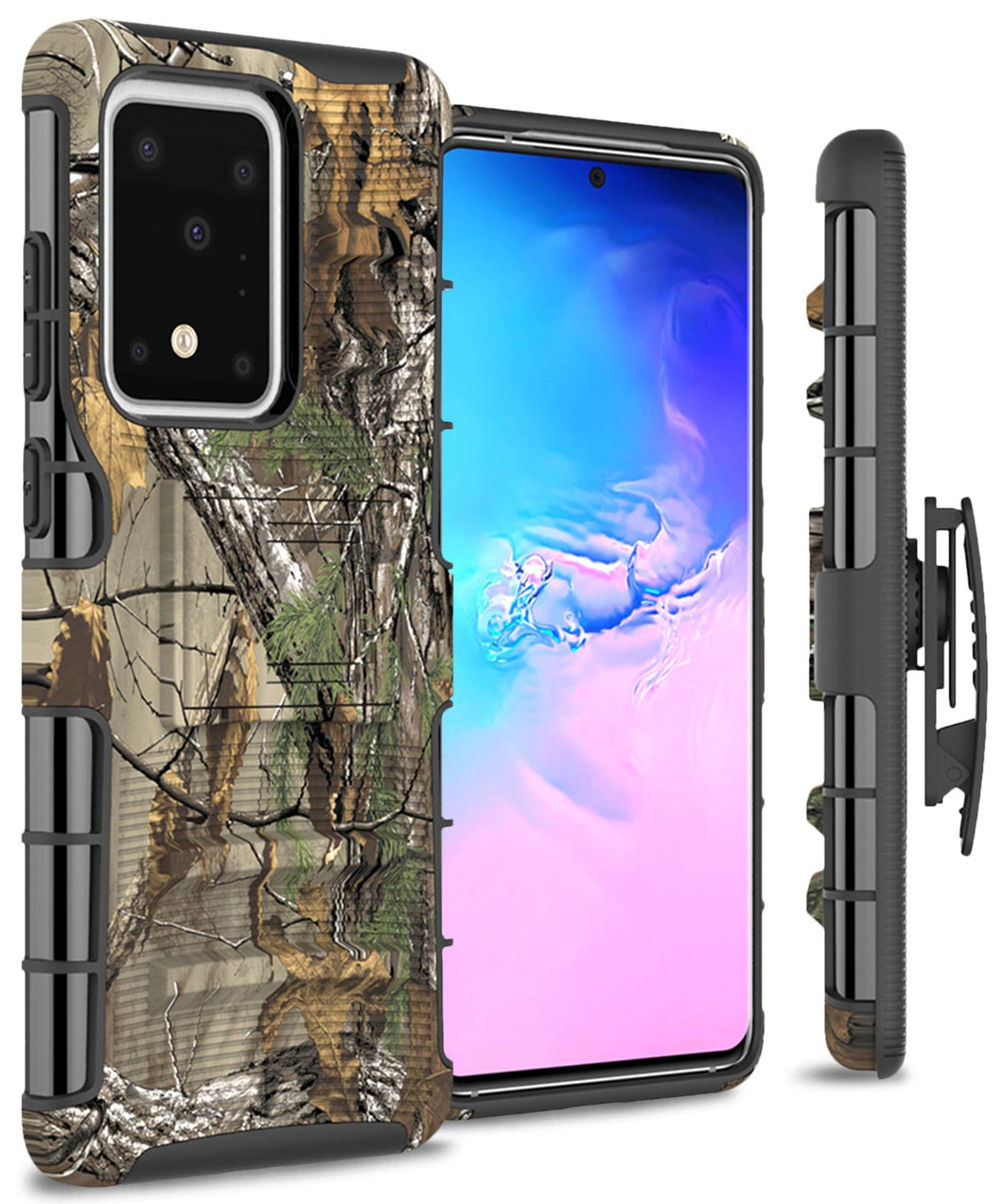 Samsung Galaxy S20 Ultra Holster Case - Hybrid Case with Belt Clip - Explorer Series