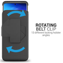 Load image into Gallery viewer, Samsung Galaxy S20 Ultra Holster Case - Hybrid Case with Belt Clip - Explorer Series
