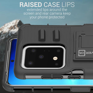 Samsung Galaxy S20 Ultra Holster Case - Hybrid Case with Belt Clip - Explorer Series