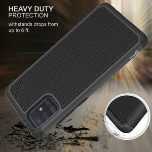 Samsung Galaxy A51 5G Case - Heavy Duty Protective Hybrid Phone Cover - HexaGuard Series