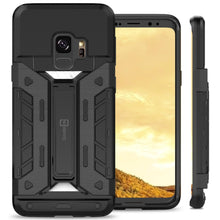 Load image into Gallery viewer, Samsung Galaxy S9 Kickstand Credit Card Holder SlideCard Case
