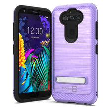 Load image into Gallery viewer, LG Tribute Monarch / Risio 4 / K8x Case - Metal Kickstand Hybrid Phone Cover - SleekStand Series
