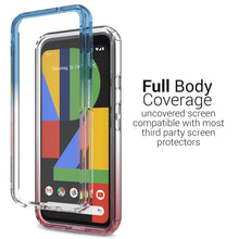 Load image into Gallery viewer, Google Pixel 4 Clear Case Full Body Colorful Phone Cover - Gradient Series
