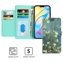 Load image into Gallery viewer, Apple iPhone 12 Mini Wallet Case - RFID Blocking Leather Folio Phone Pouch - CarryALL Series
