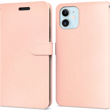 Load image into Gallery viewer, Apple iPhone 12 Mini Wallet Case - RFID Blocking Leather Folio Phone Pouch - CarryALL Series
