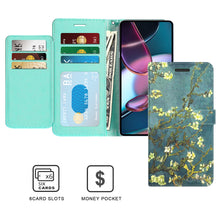 Load image into Gallery viewer, Motorola Edge+ Plus 2022 / Moto Edge 30 Pro Wallet Case - RFID Blocking Leather Folio Phone Pouch
