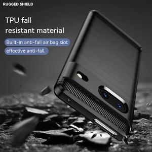 Google Pixel 7 Case Slim TPU Phone Cover w/ Carbon Fiber