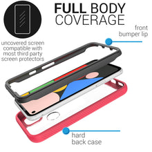Load image into Gallery viewer, Google Pixel 4a Case - Heavy Duty Shockproof Clear Phone Cover - EOS Series
