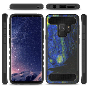 Samsung Galaxy S9 Case - Hybrid Phone Cover with Carbon Fiber Accents - Arc Series