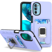 Load image into Gallery viewer, Motorola Moto G 5G 2022 Credit Card Holder Phone Case w/ Ring
