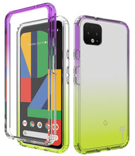 Load image into Gallery viewer, Google Pixel 4 XL Clear Case Full Body Colorful Phone Cover - Gradient Series

