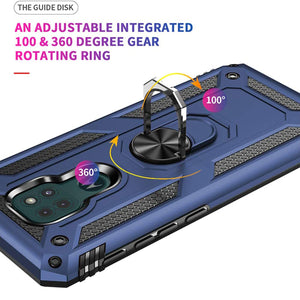 Motorola Moto E7 Case with Metal Ring - Resistor Series