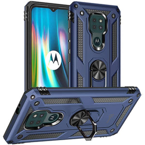 Motorola Moto E7 Case with Metal Ring - Resistor Series