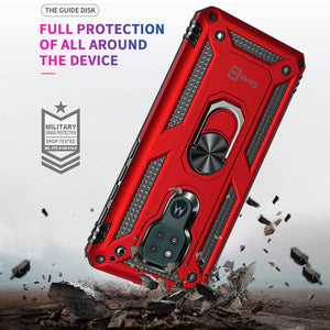 Motorola Moto E7 Case with Metal Ring - Resistor Series