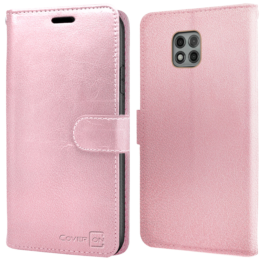Motorola Moto G Power 2021 Wallet Case - RFID Blocking Leather Folio Phone Pouch - CarryALL Series