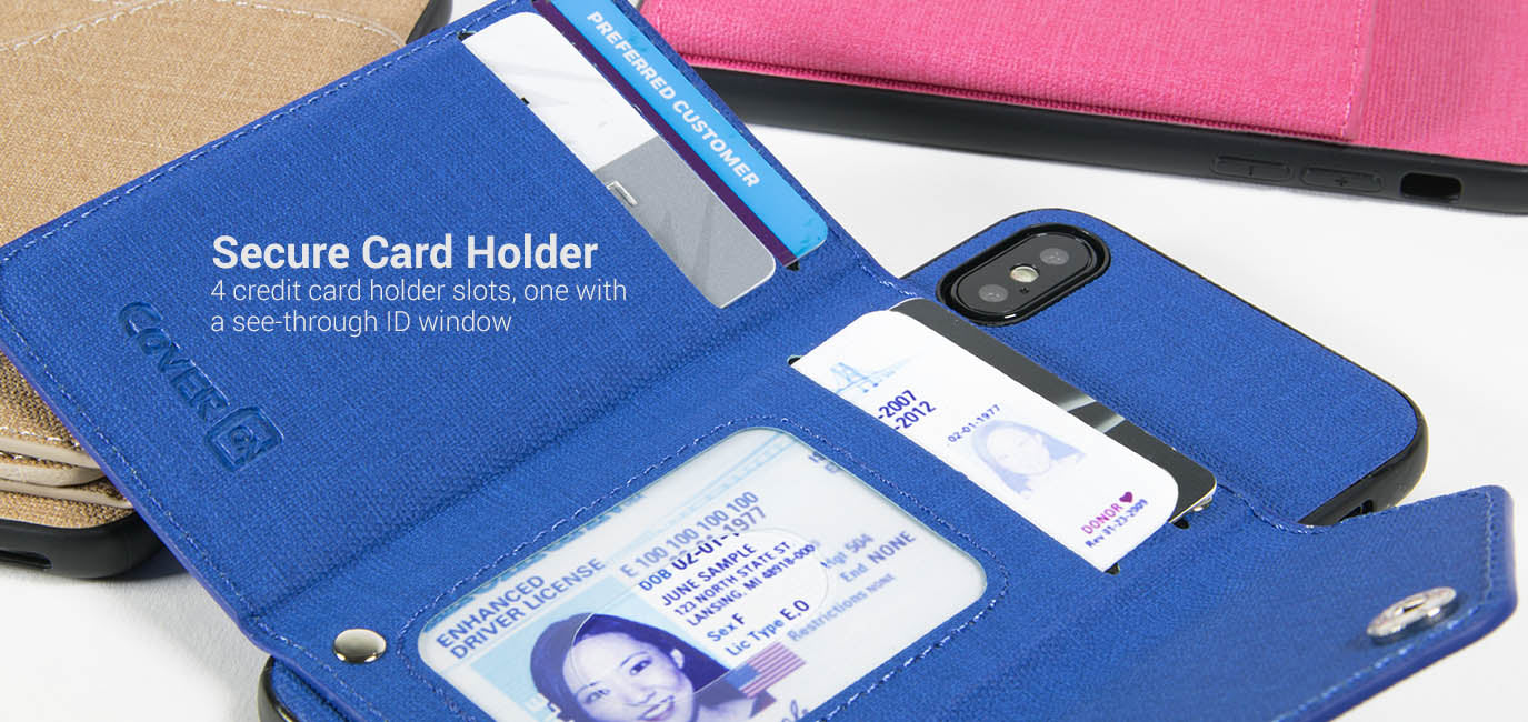 bellroy iphone xs max wallet case iPhone XS Max Wallet Case Pocket Pouch Credit Card Holder Fabric-Backe – CoverON Case