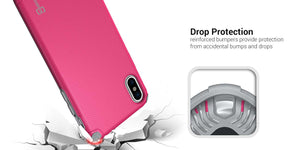 Apple iPhone XS Max Case - Minimalist Slim Hard Cover - Bios Series