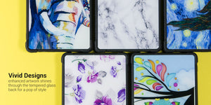 iPhone XS / iPhone X Tempered Glass Phone Cover Case - Gallery Series