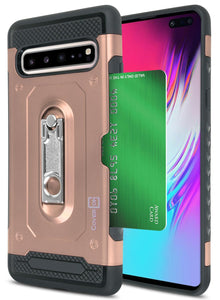 Samsung Galaxy S10 5G Kickstand Case with Card Holder - Zipp Series