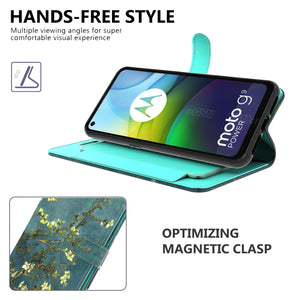 Motorola Moto G9 Power Wallet Case - RFID Blocking Leather Folio Phone Pouch - CarryALL Series