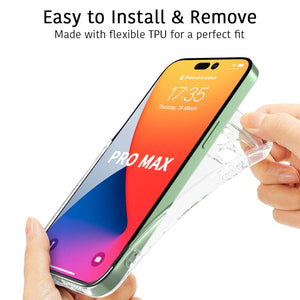 Apple iPhone 14 Pro Max Case - Slim TPU Silicone Phone Cover Skin