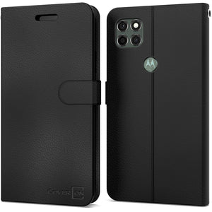 Motorola Moto G9 Power Wallet Case - RFID Blocking Leather Folio Phone Pouch - CarryALL Series