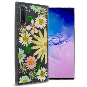 Samsung Galaxy Note 10 Flower Case Handmade Slim Fit TPU Phone Cover - Real Flower TPU Series