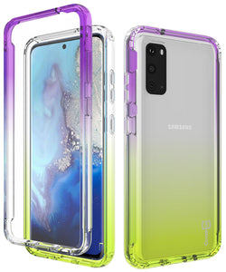 Samsung Galaxy S20 Clear Case - Full Body Colorful Phone Cover - Gradient Series