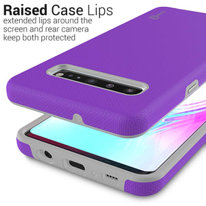 Samsung Galaxy S10 5G Case Protective Hybrid Phone Cover - Rugged Series