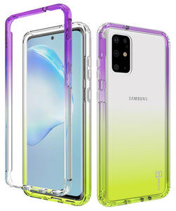 Samsung Galaxy S20 Plus Clear Case - Full Body Colorful Phone Cover - Gradient Series