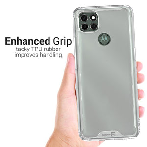 Motorola Moto G9 Power Clear Case Hard Slim Protective Phone Cover - Pure View Series
