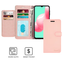 Load image into Gallery viewer, Samsung Galaxy A32 5G Wallet Case - RFID Blocking Leather Folio Phone Pouch - CarryALL Series
