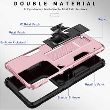 Load image into Gallery viewer, Samsung Galaxy S21 Ultra Case with Magnetic Kickstand Ring
