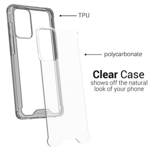 Samsung Galaxy A72 Clear Case Hard Slim Protective Phone Cover - Pure View Series