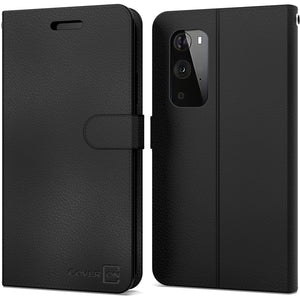 OnePlus 9 Wallet Case - RFID Blocking Leather Folio Phone Pouch - CarryALL Series