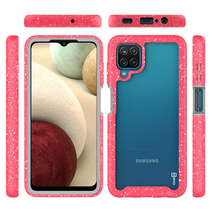 Samsung Galaxy A12 Case - Heavy Duty Shockproof Clear Phone Cover - EOS Series