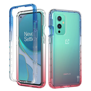 OnePlus 9 Clear Case Full Body Colorful Phone Cover - Gradient Series