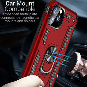 iPhone 11 Pro Case with Metal Ring Kickstand - Resistor Series