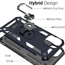 Load image into Gallery viewer, iPhone 11 Pro Case with Metal Ring Kickstand - Resistor Series
