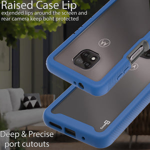 Motorola Moto G Power 2021 Case - Heavy Duty Shockproof Clear Phone Cover - EOS Series