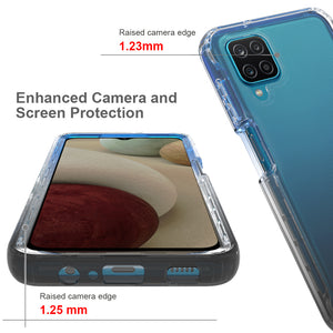 Samsung Galaxy A12 Clear Case Full Body Colorful Phone Cover - Gradient Series