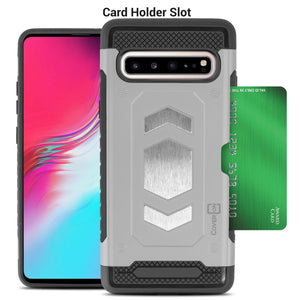 Samsung Galaxy S10 5G Card Case with Metal Plate - Metal Series
