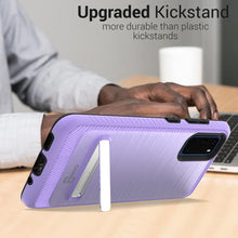 Load image into Gallery viewer, Samsung Galaxy S20 Case - Metal Kickstand Hybrid Phone Cover - SleekStand Series
