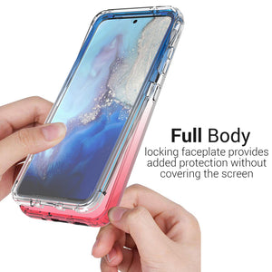 Samsung Galaxy S20 Clear Case - Full Body Colorful Phone Cover - Gradient Series