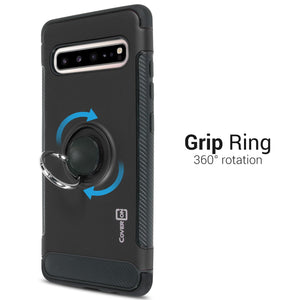Samsung Galaxy S10 5G Ring Case - Magnetic Car Mount Compatible - Magna Series