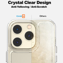Load image into Gallery viewer, Apple iPhone 14 Pro Clear Hybrid Slim Hard Back TPU Case Chrome Buttons
