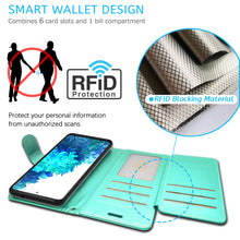 Load image into Gallery viewer, Samsung Galaxy S20 FE / Galaxy S20 FE 5G / Galaxy S20 Fan Edition / Galaxy S20 Lite Wallet Case - RFID Blocking Leather Folio Phone Pouch - CarryALL Series
