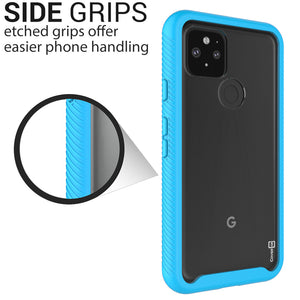 Google Pixel 4a 5G Case - Heavy Duty Shockproof Clear Phone Cover - EOS Series