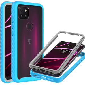 TCL T-Mobile Revvl 5G Case - Heavy Duty Shockproof Clear Phone Cover - EOS Series